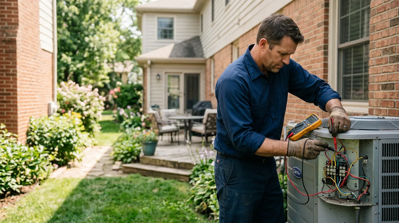 HVAC technician working near Henderson, KY